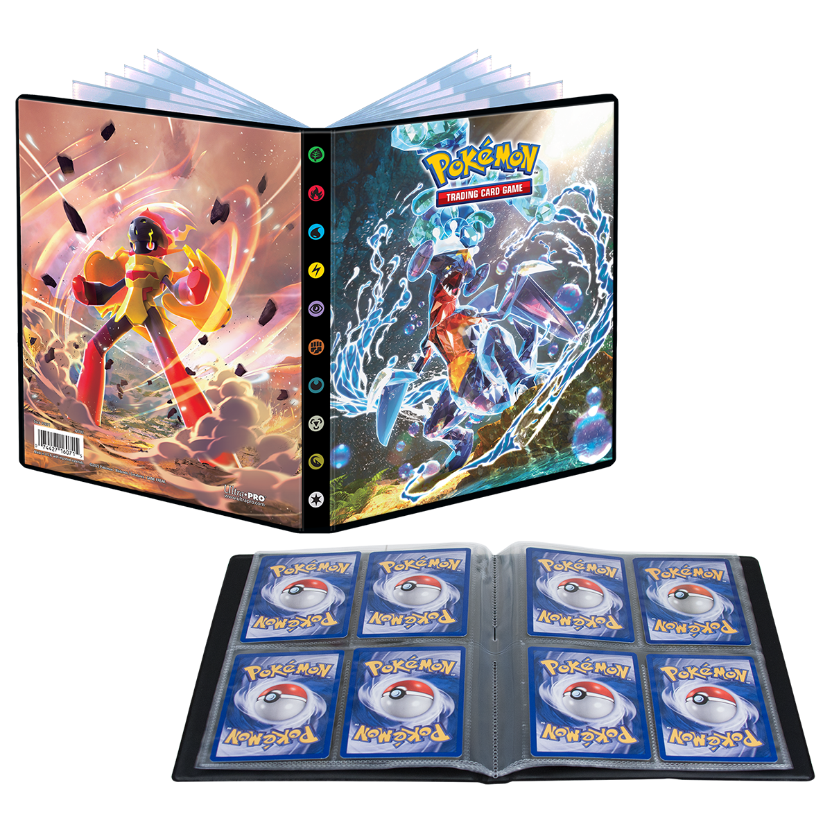 ULTRA PRO Pokemon Portfolio 4 tasche 12 pagine Paradosso Temporale