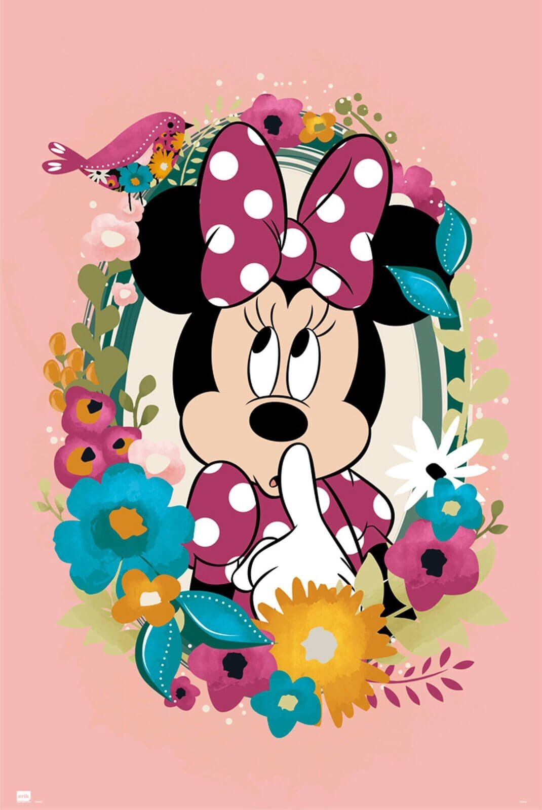 Minnie Mouse Rosa Poster 61x91.5 CM 61x91.4cm Nuovo Sigillato - Disney