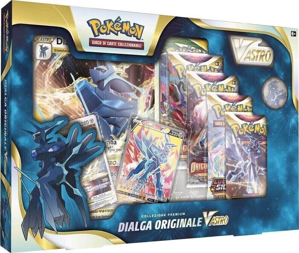 dialga originale v astro italian pokémon collezione premium pokemon card game ok