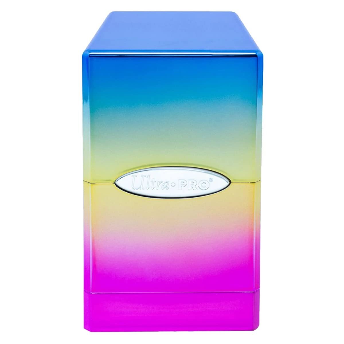Ultra Pro - Hi-Gloss Rainbow Satin Tower Deck Box - Accessory