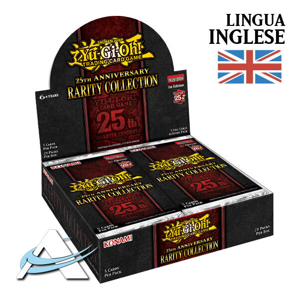 Box COLLEZIONE RARITÀ 25th Anniversary Rarity RA01 INGLESE YUGIOH ANDYCARDS