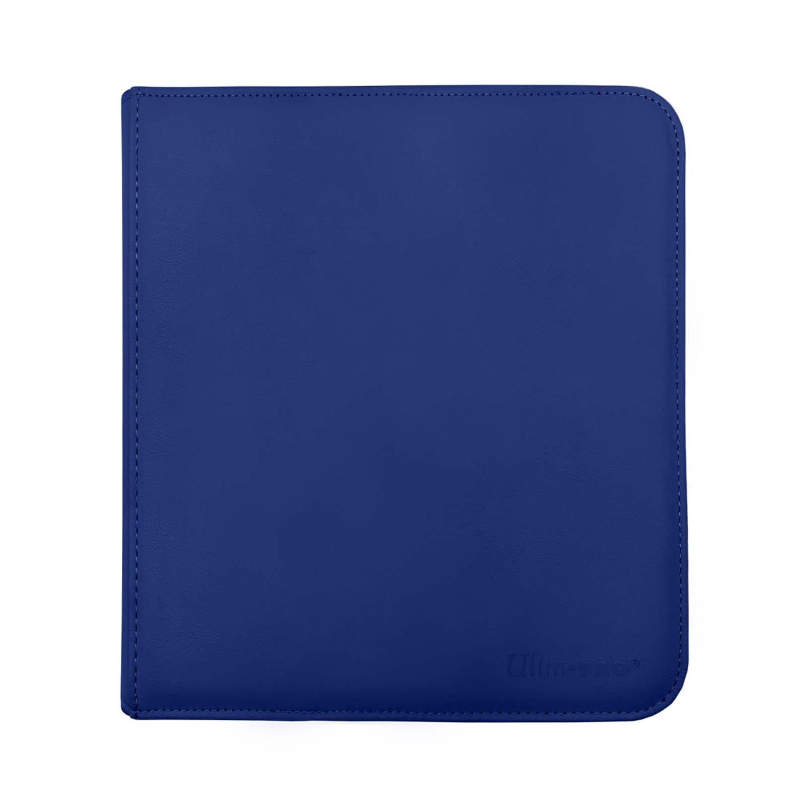 Ultra Pro E-15740 Ultra Pro-12 Pocket Zippered Pro Binder-Blue, Medium
