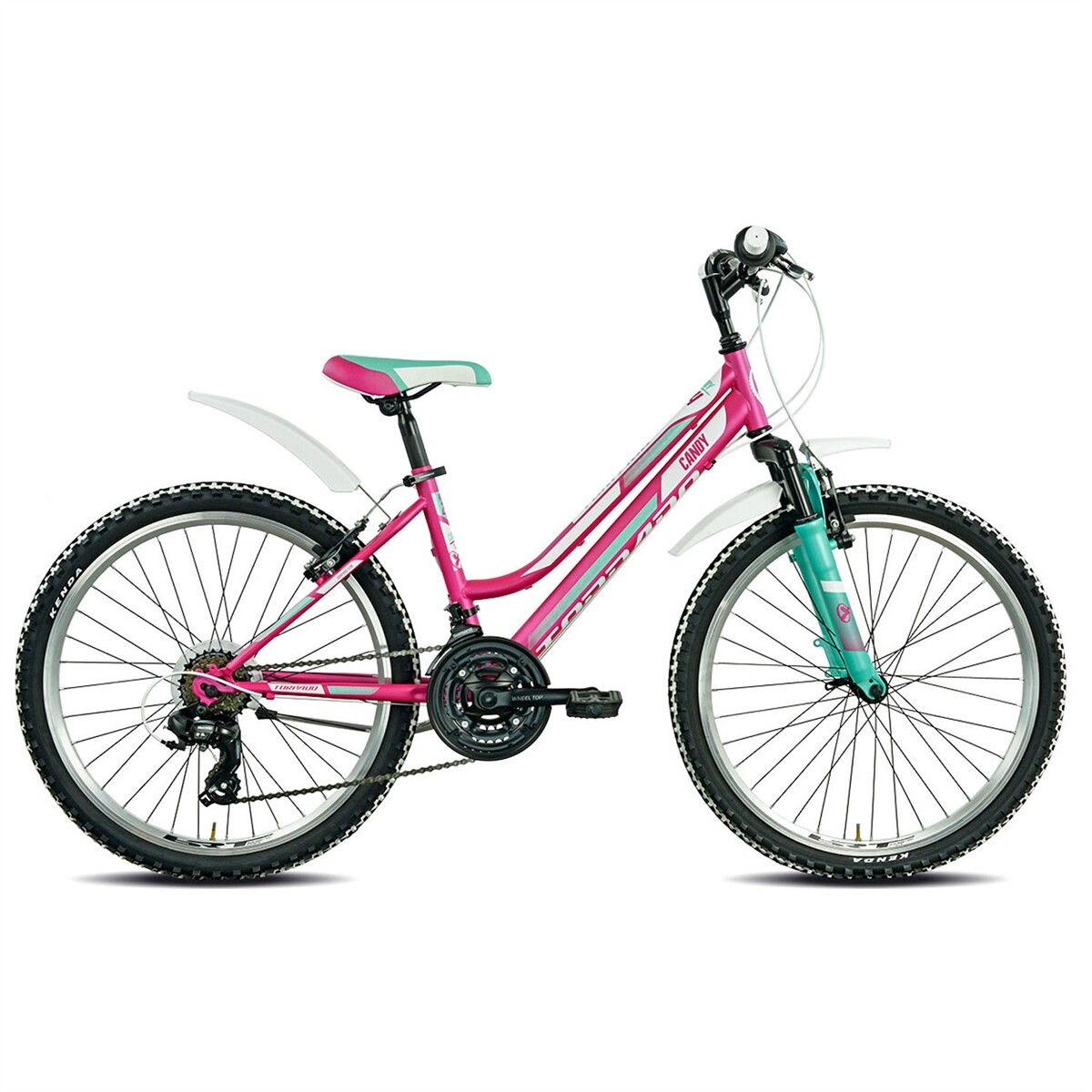 bicicletta mtb bambina 9-11 anni t616 candy 24 18v fucsia 21T616F Torpado bici