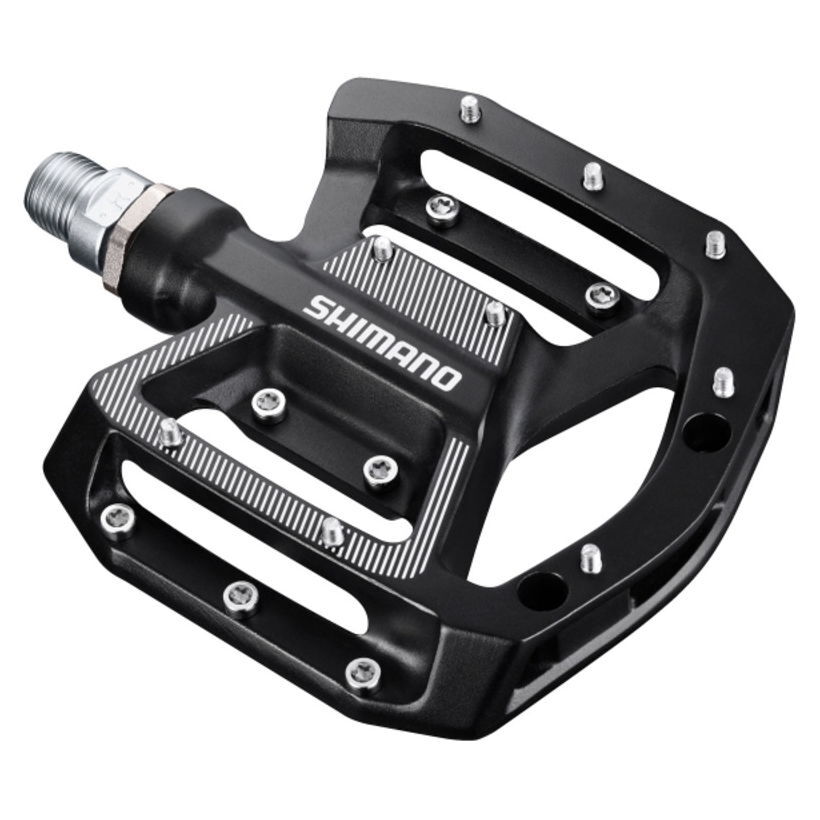 coppia pedali flat pd-gr500 nero SHIMANO flat bici pedali