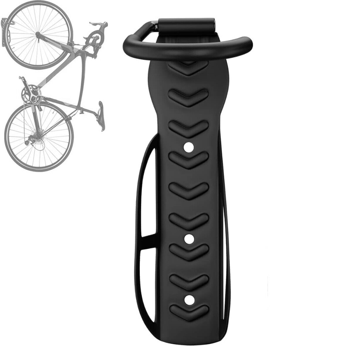 GANCIO SUPPORTO BICI MONOPATTINO DA PARETE PORTABICICLETTA VERTICALE ACCIAIO MTB