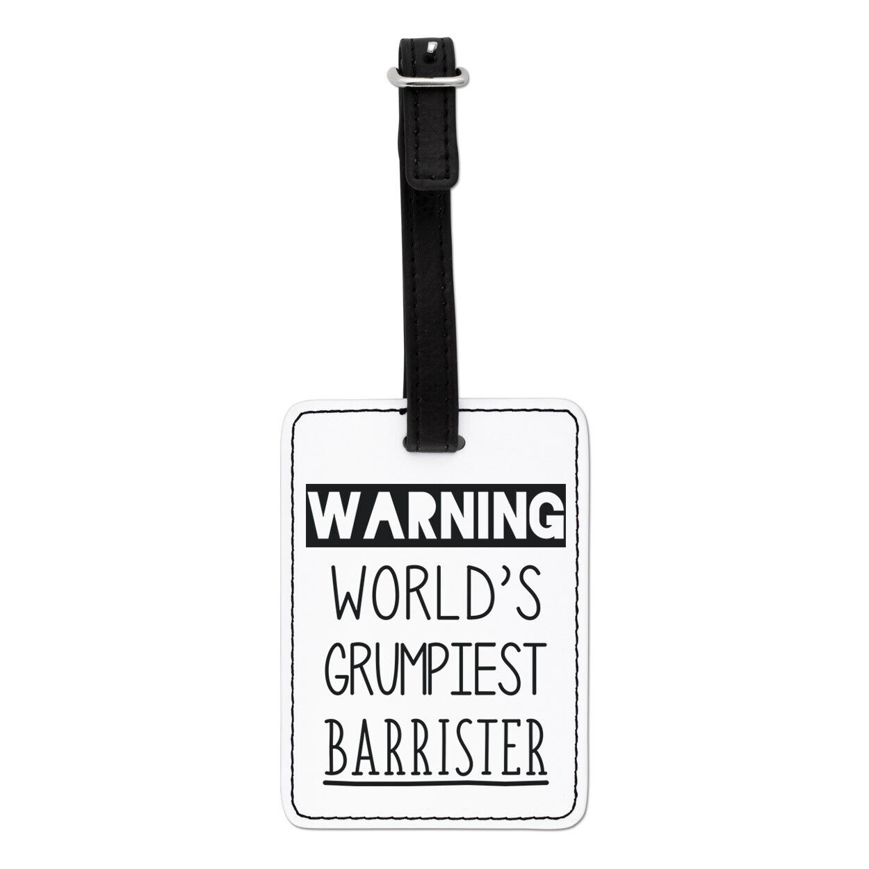 Avvertimento World's Grumpiest Barrister Visivo Targhetta Bagaglio Valigia Best