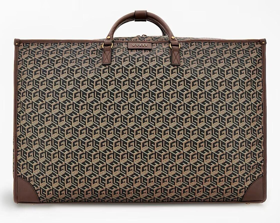 Guess Ederlo g cube logo weekender bag  Size T/U  Color Brown