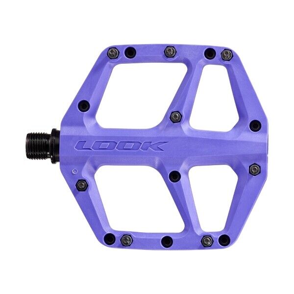 coppia pedali mtb flat trail fusion viola 421531498 LOOK flat bici pedali LOOK