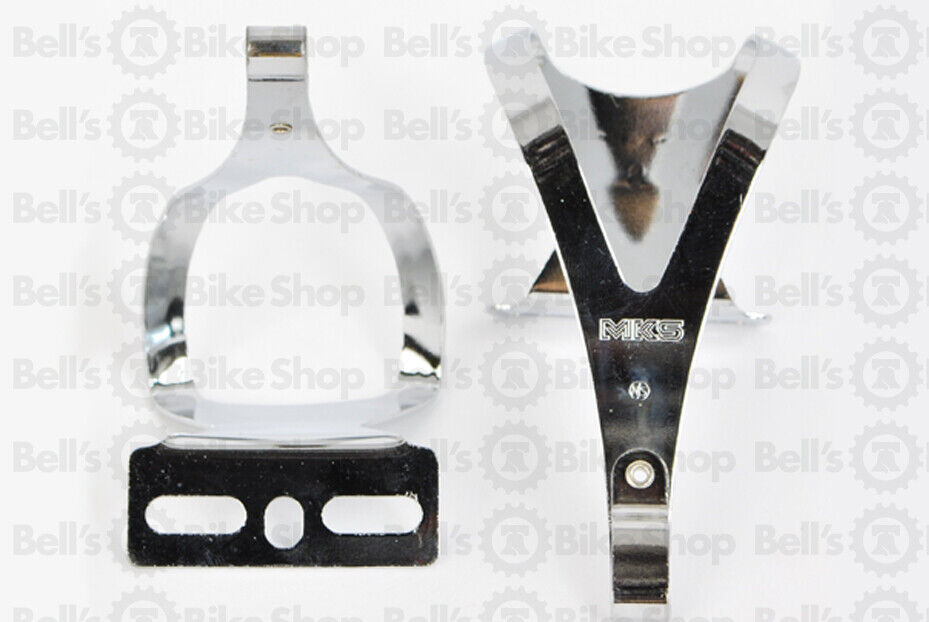 MKS Acciaio Punta Clip Cromo x-Large Pista Cambio Fisso