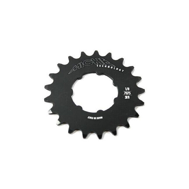 pignone ricambio 21d pista scatto fisso lega ergal 1/8 nero MICHE scatto fisso p