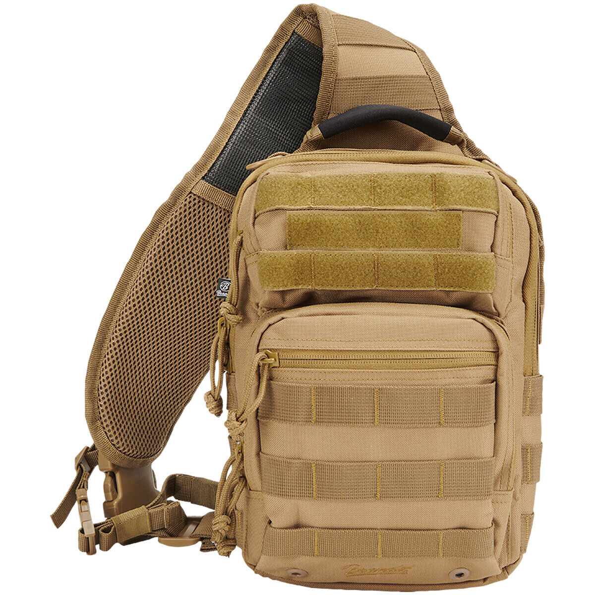 Brandit US Cooper Sling Pack Tattico Caccia Zaino Escursioni Sacchetto Camel