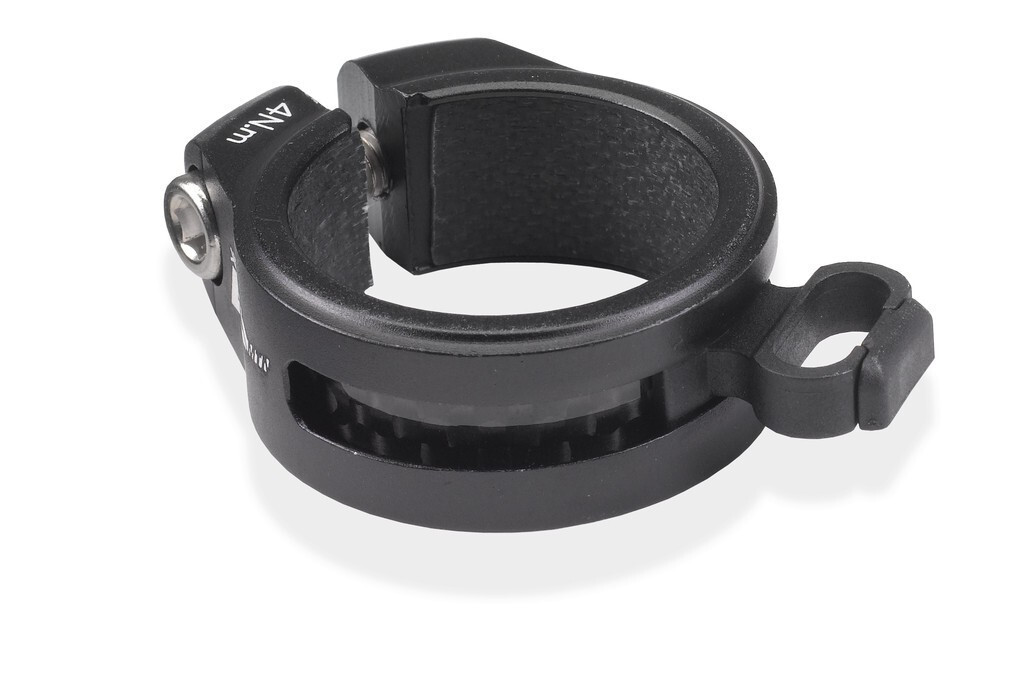 Anello fissaggio reggisella XLC All MTN  31,6mm, nero, pee telaio in carbonio