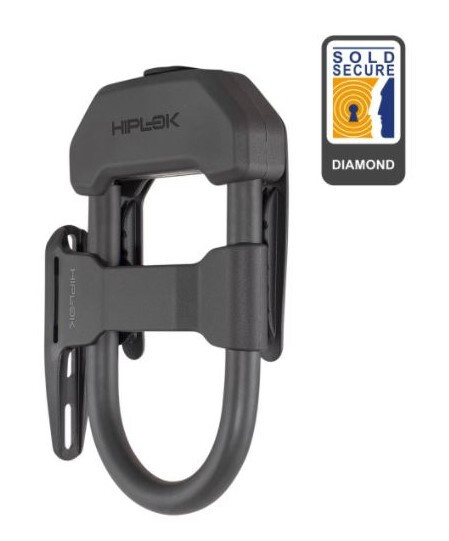 Lucchetto Hiplok DXF 14MM In Acciaio Temprato + Frame Clip Nero