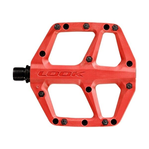 coppia pedali mtb flat trail fusion rosso 421531493 LOOK flat bici pedali LOOK