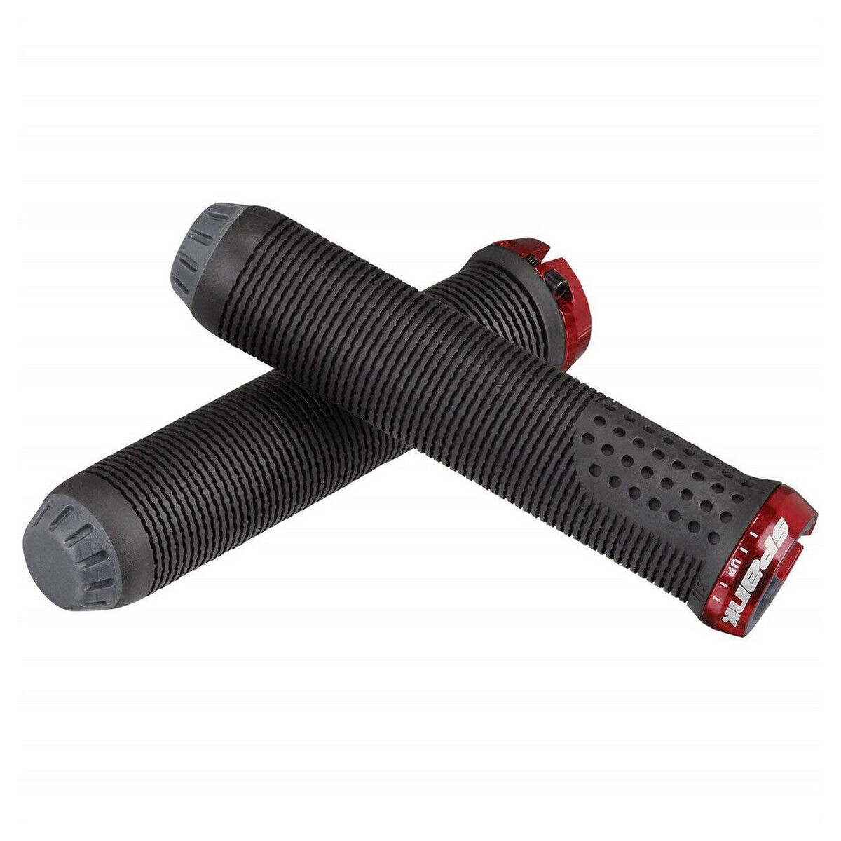 manopole spike 30 lock-on 145mm rosso SPANK bici mtb