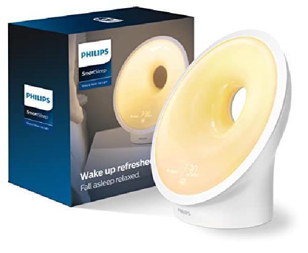 Philips hf3651/01, Wake Up Light, Plastica, Bianco, 12 x 19 x 19 cm