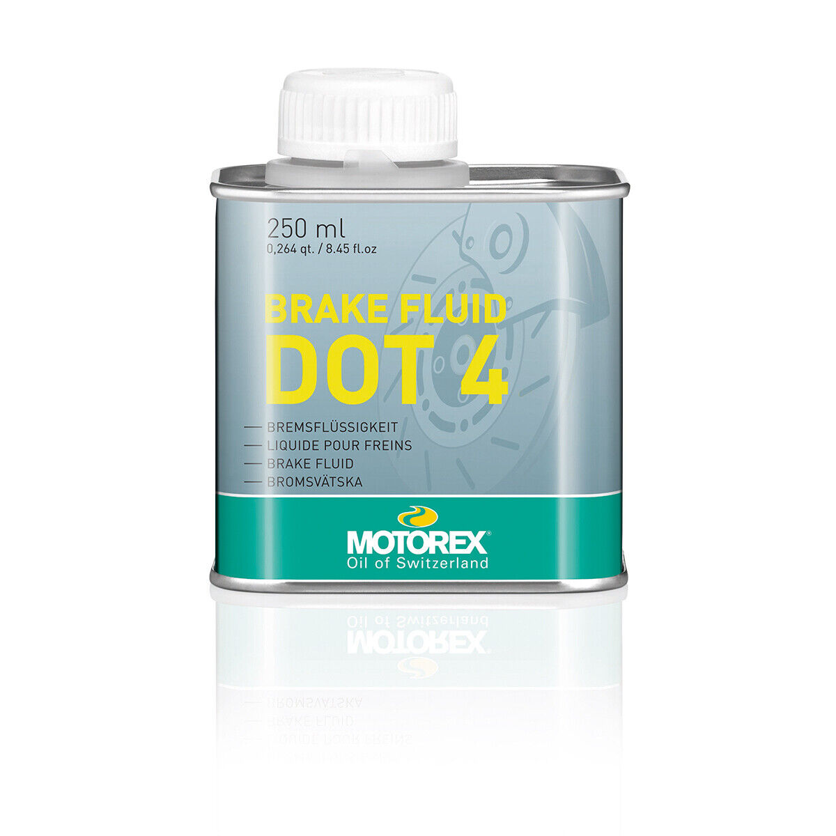 Olio MOTOREX per freni Idraulici DOT 4 Barattolo da 250ml BRAKE FLUID DOT 4