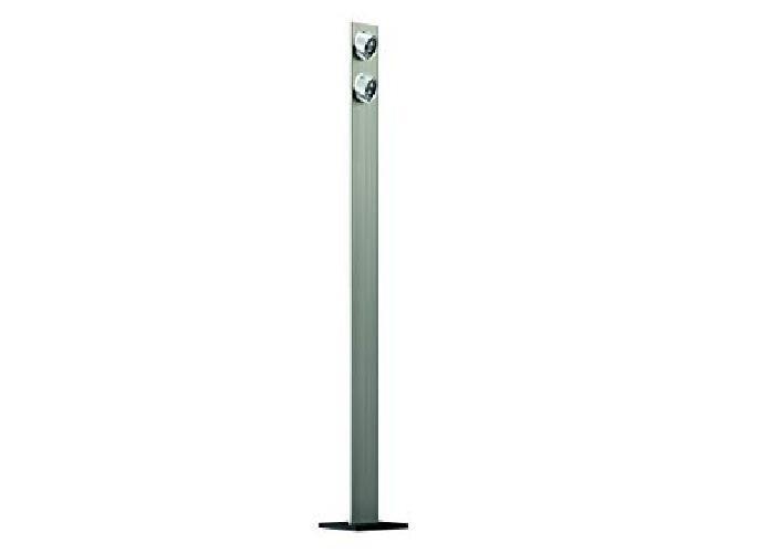 Evotec LIGHT WAVE - Lampada a stelo a LED, 2 luci, 2700 K, 12 W, 720 lumen, in a