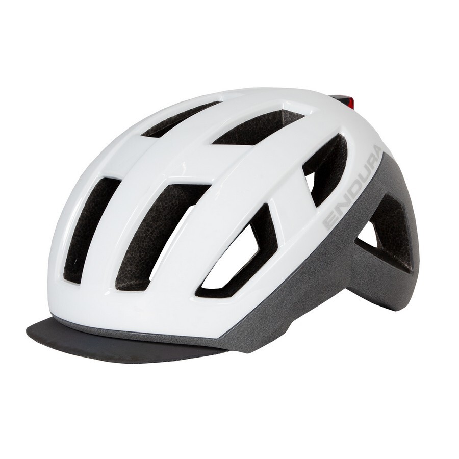 casco urban luminite helmet white Endura bicicletta