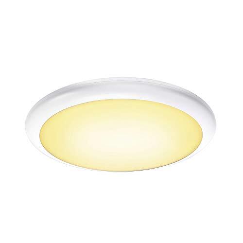 SLV Outdoor Wand-und Deckenaufbauleuchte, Weiß, pare e soffitto Ruba 20 CW/strad