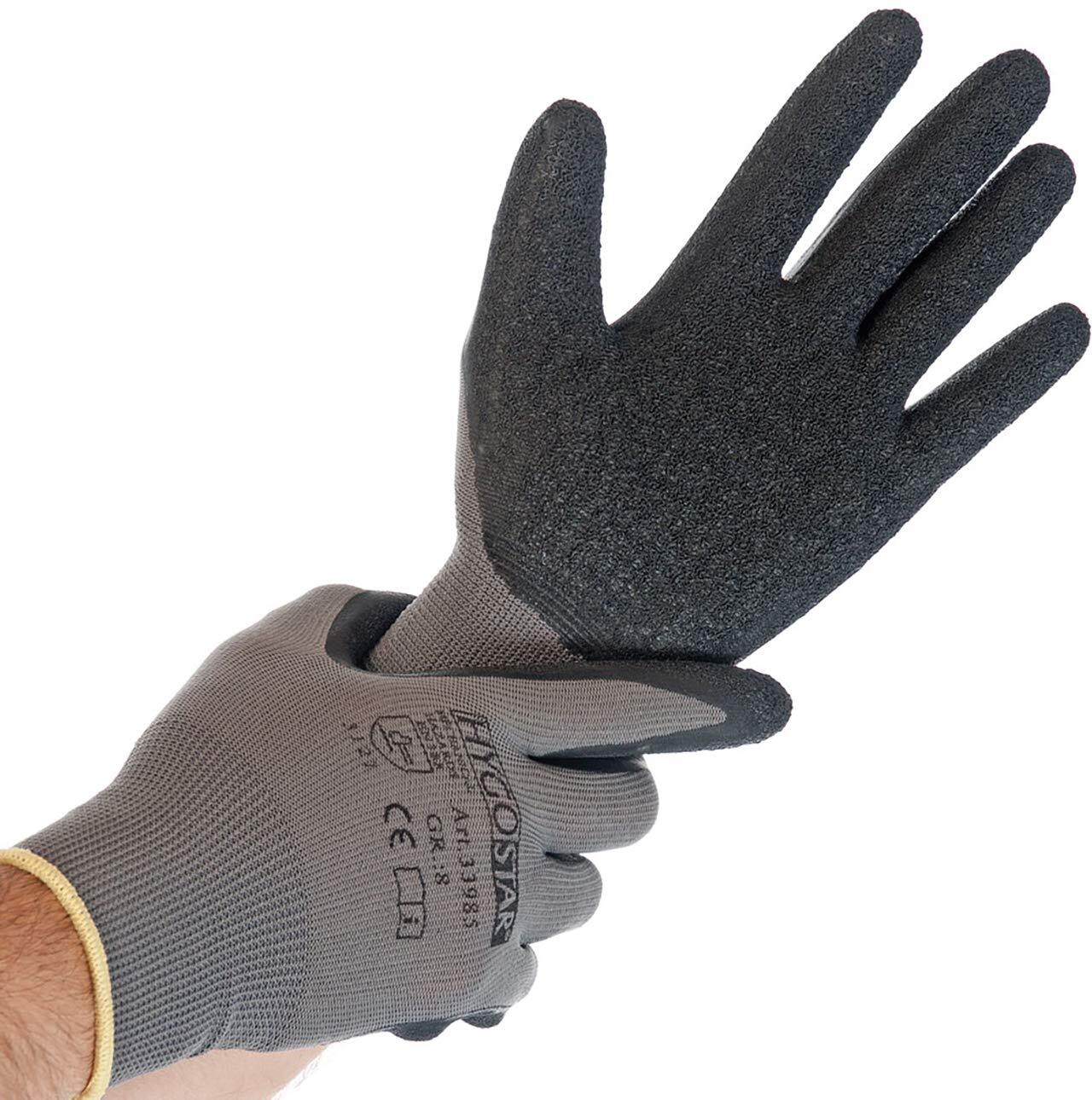 franz mensch 33985 Arbeitshandschuh"NYLON - SKILL" HYGOSTAR, M