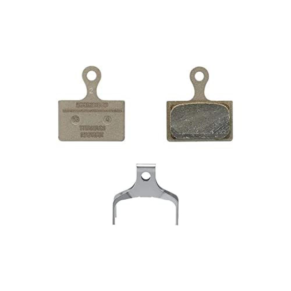 (TG. Taglia unica) Shimano K05ti Resin Brake Pads With Spring One Size - NUOVO