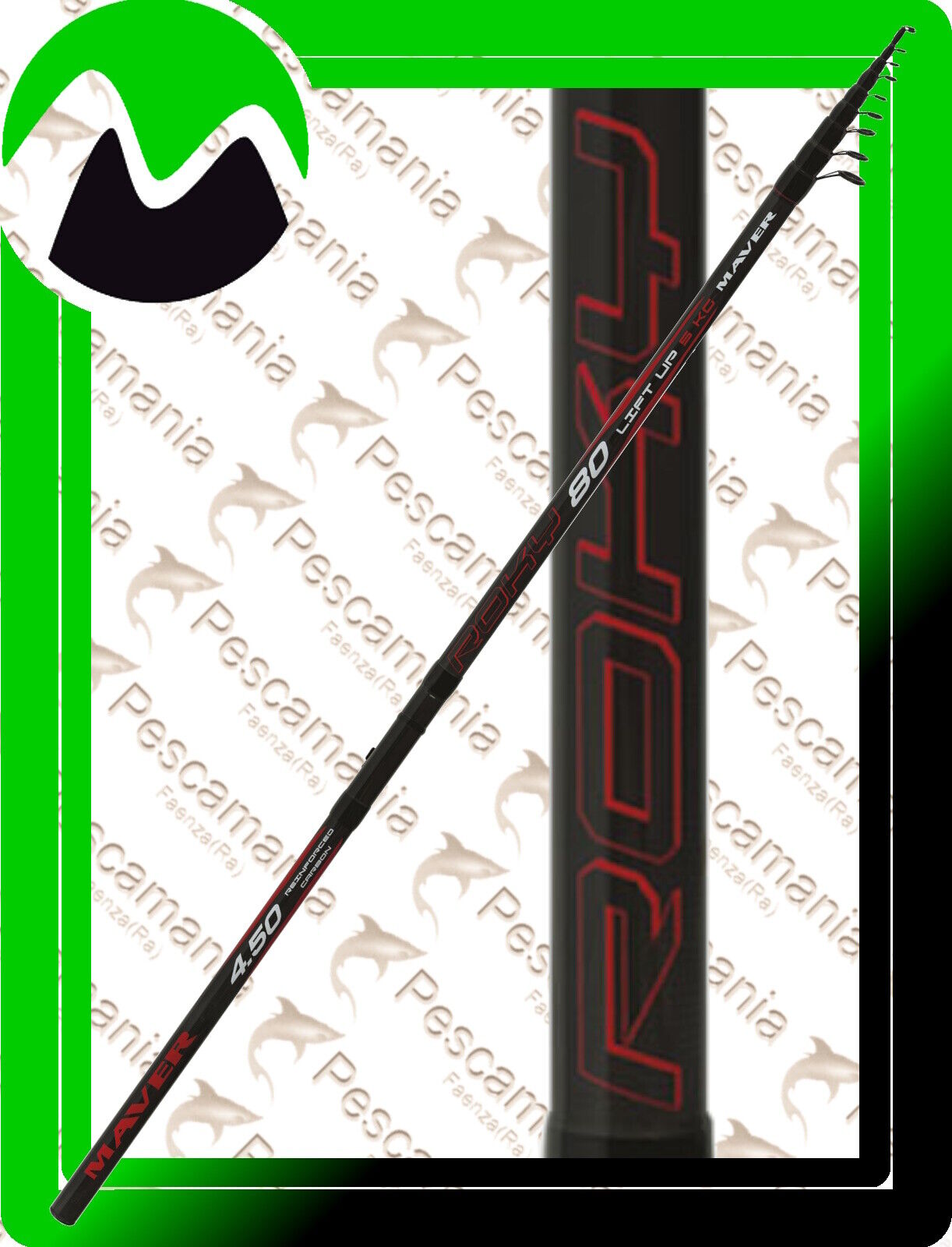 Canna Maver ROKY 80G 4,5M W/GUIDES
