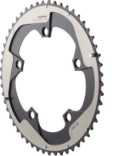 Corona SRAM 53T Sram Red 22V 130mm Black ( 53/39 ) /CHAINRING SRAM 53T RED