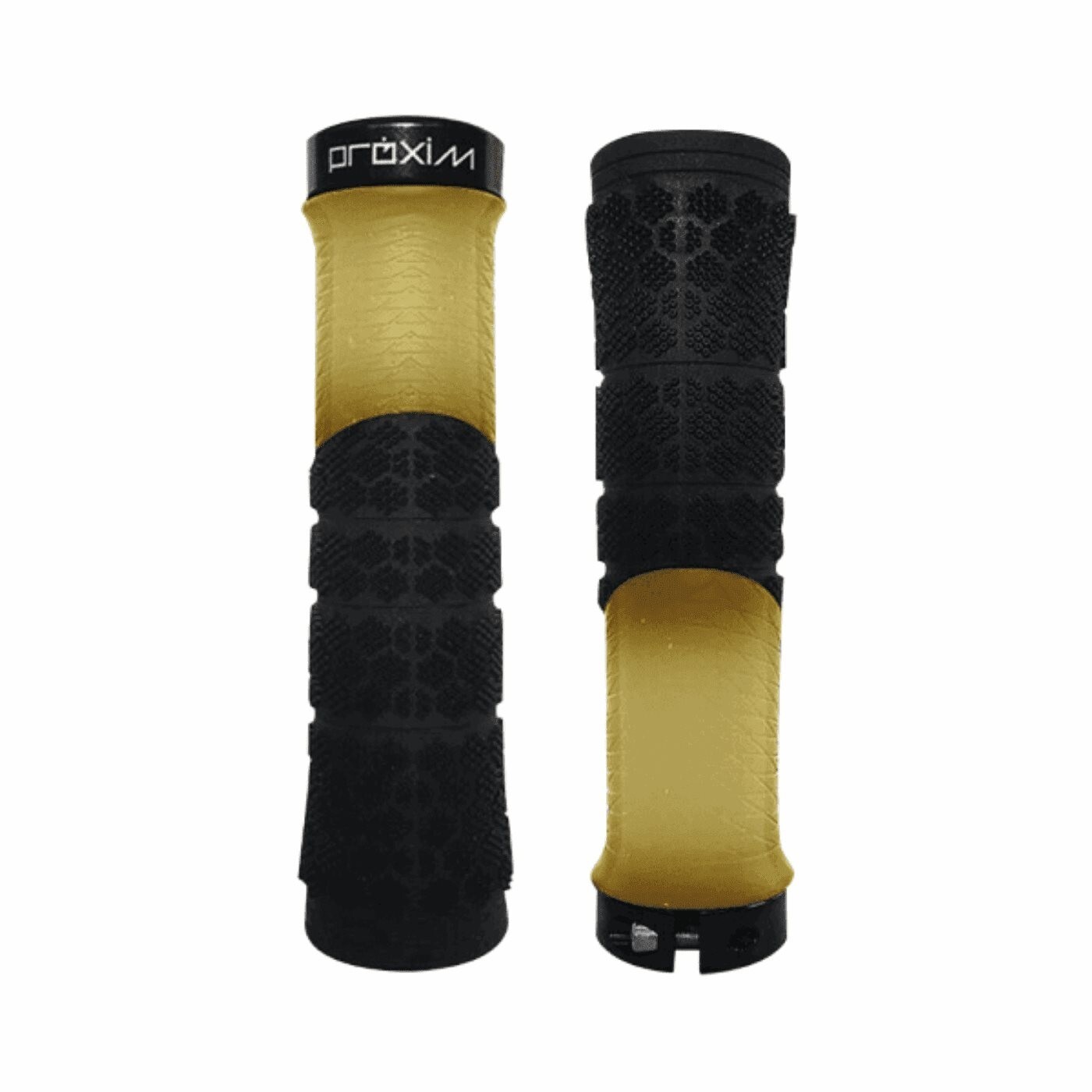Coppia manopole proxim x-shred nero / gomma naturale Prologo Bici