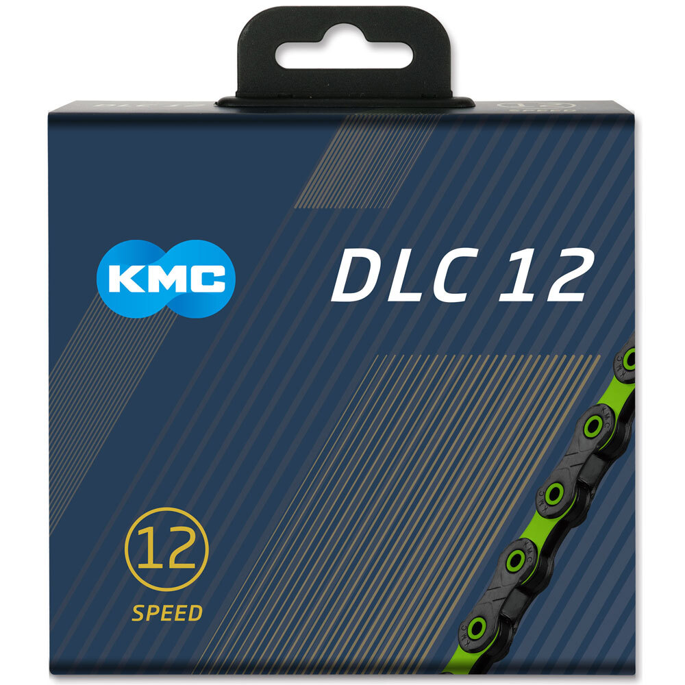 KMC DLC12 12 Speed Chain nero/verde.