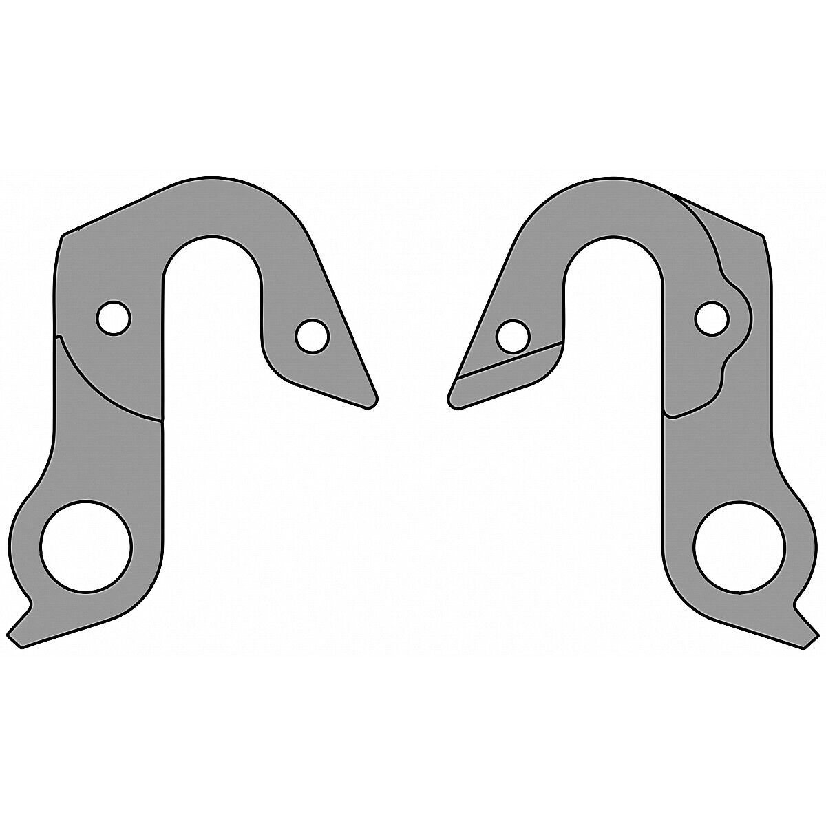 Forcellino pendina per cambio kross dp-12 in alluminio Kross accessori Bici