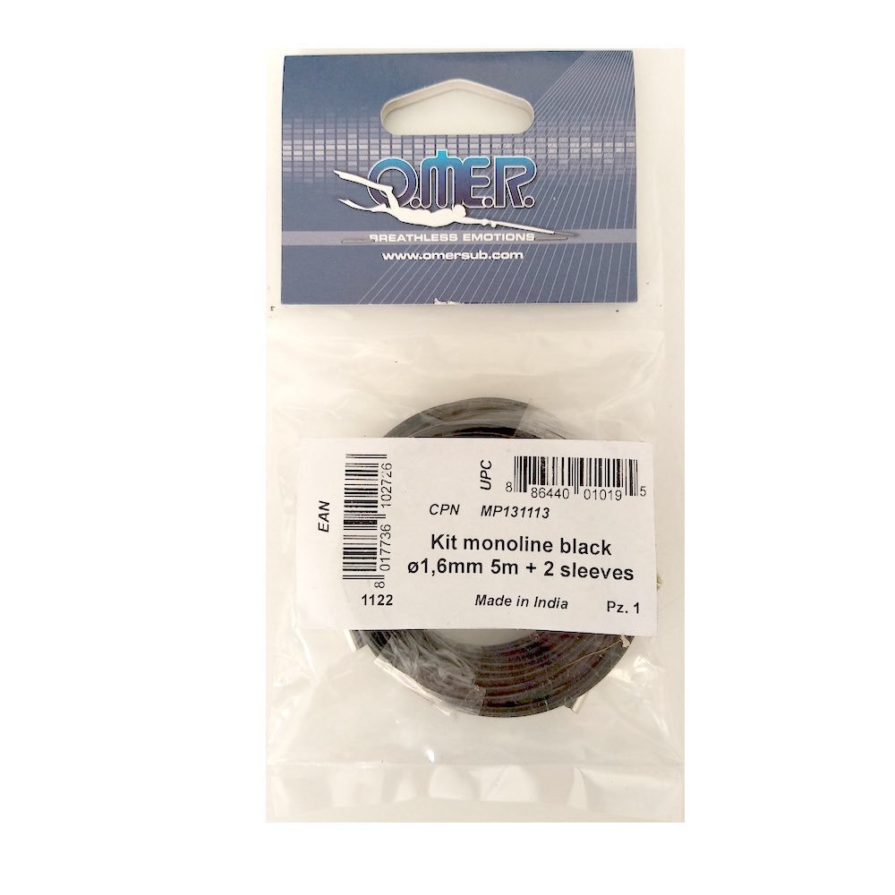 Omer Kit Monoline black 1,6mm 5m