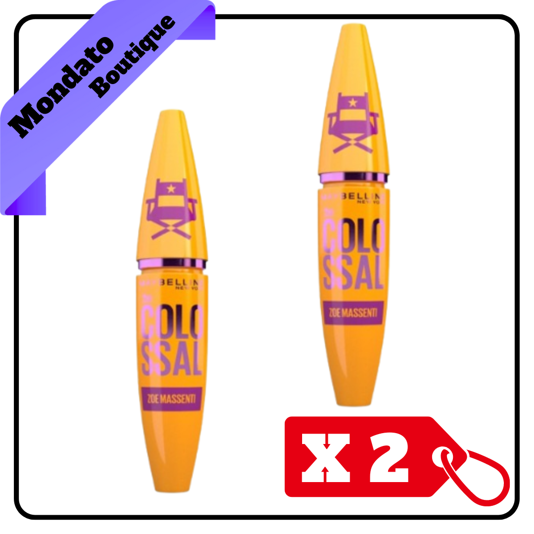 MAYBELLINE COLOSSOL ZOE MASSENTI NERO  (X2)