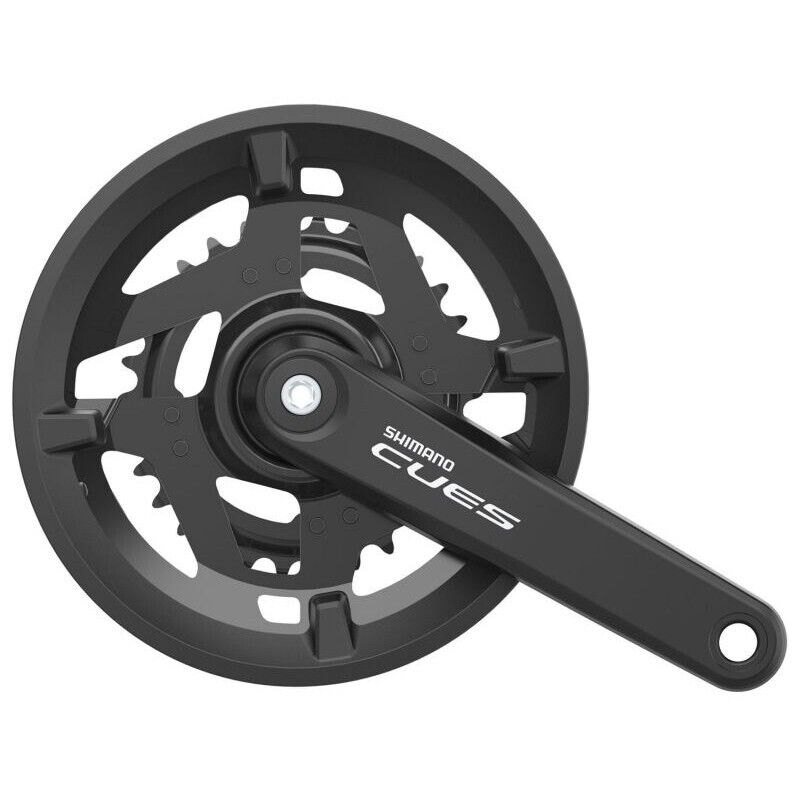 guarnitura cues fc-u4010 46/30d 2x 9/10 con paracatena SHIMANO SHIMANO bici mtb