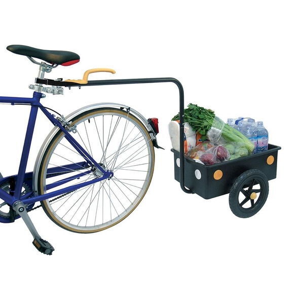 carrello portaoggetti eco trailer maxi 60l attacco rapido nero 307850085 BELLELL