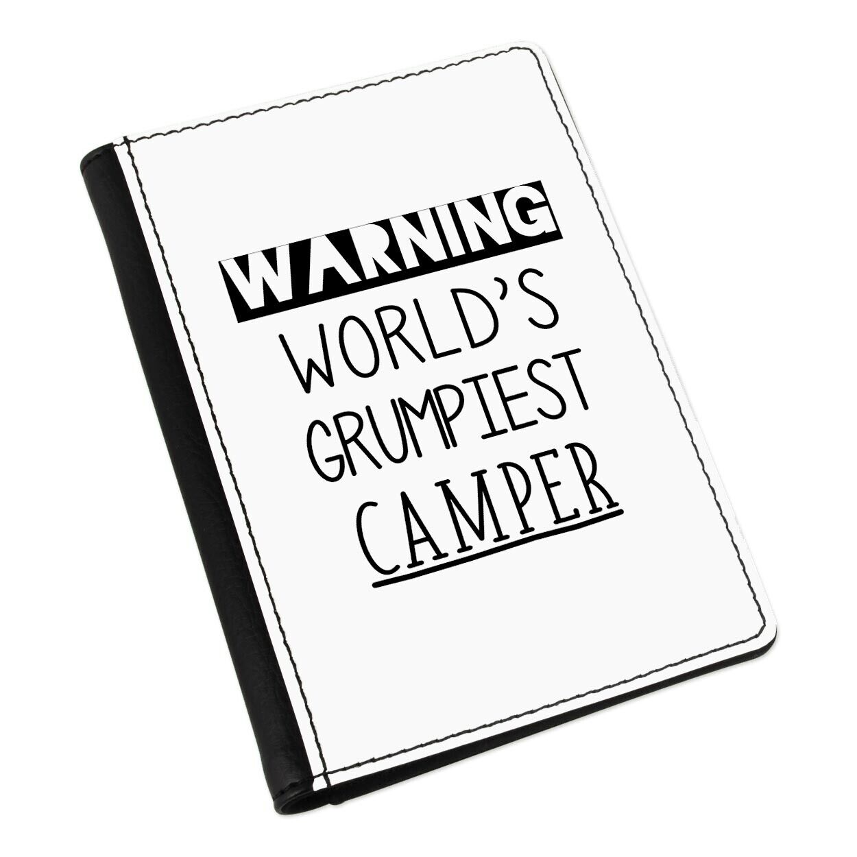 Avvertimento World's Grumpiest Camper Custodia Passaporto Cover Best Camping Dad