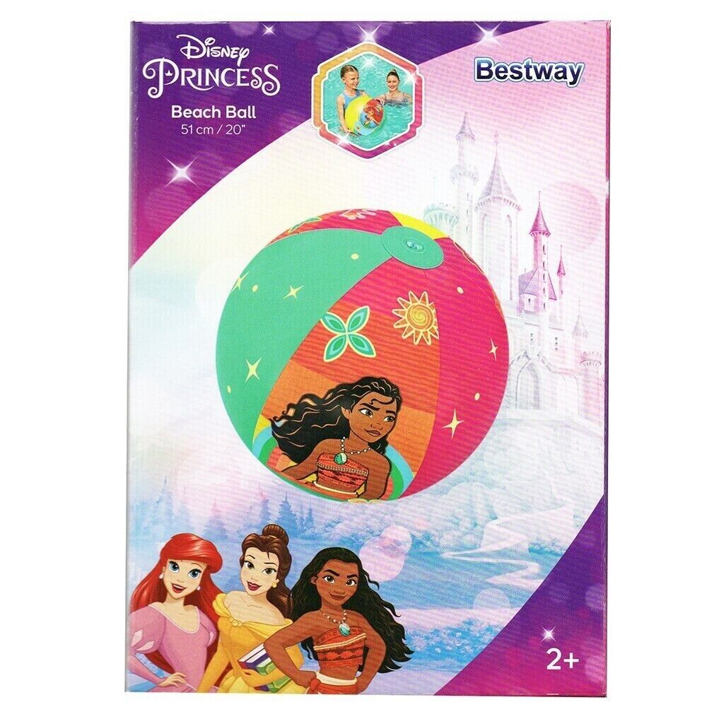 PALLONE GONFIABILE PRINCIPESSE DISNEY PER GIOCO BAMBINI MARE CAMPEGGIO 91042