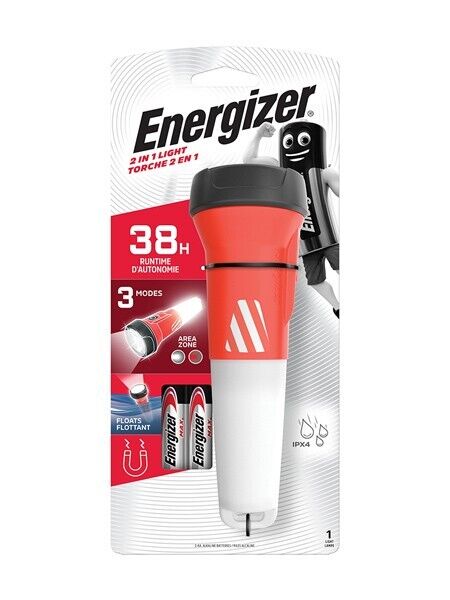 Energizer LP144920 2 IN 1 Lentern Palmare Torcia Aa Batterie Incluse IPX4