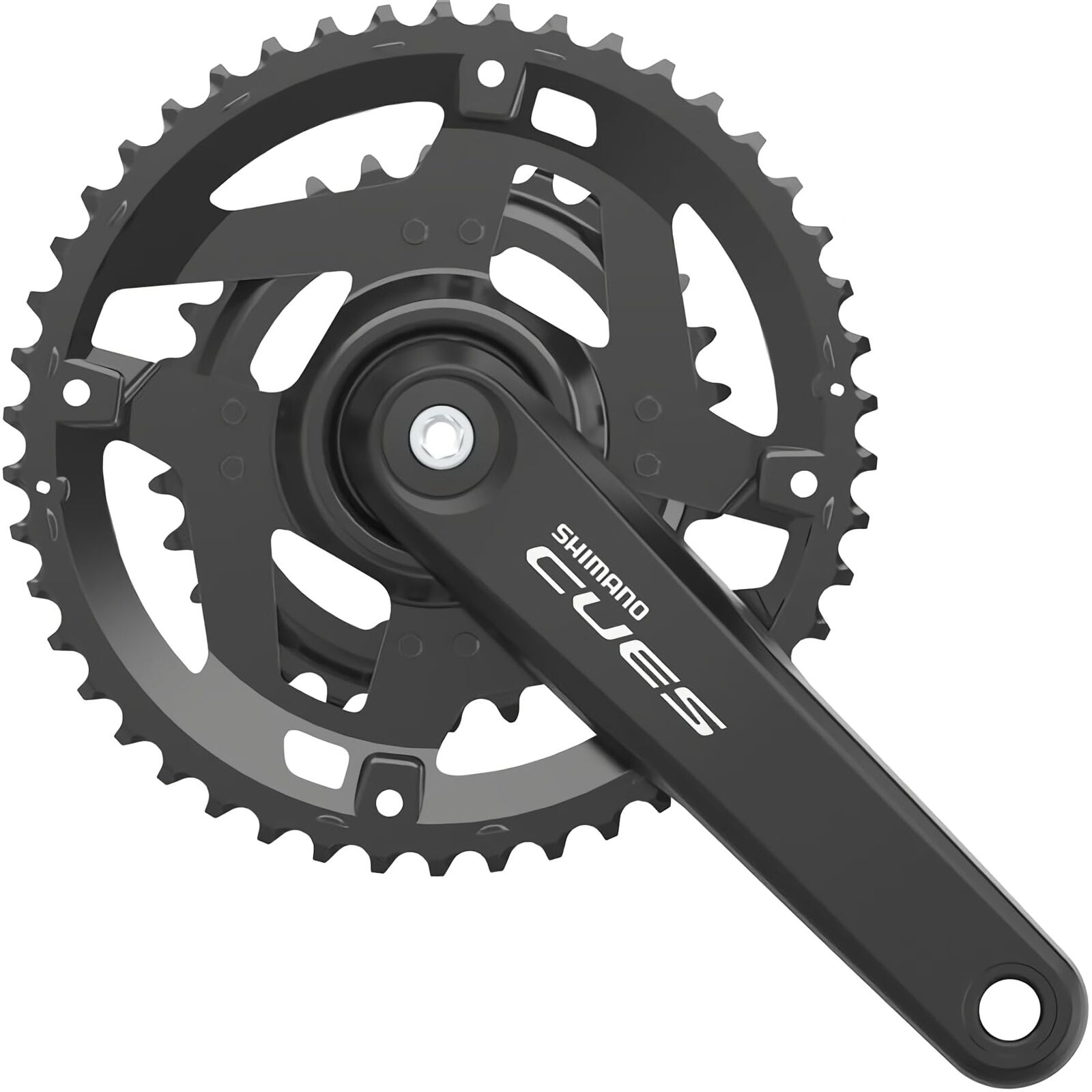 Shimano FC-U4010 CUES 2 piece design chainset, for 9/10-speed, 170 mm, 46/30T