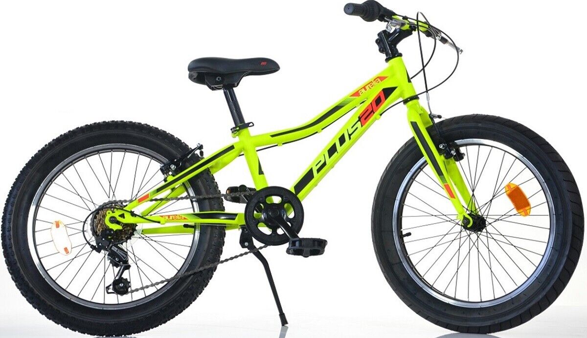 BICI MISURA 20 MTB PLUS BAMBINO DINO BIKES BICICLETTA AURELIA ART. 420UP GIALLO