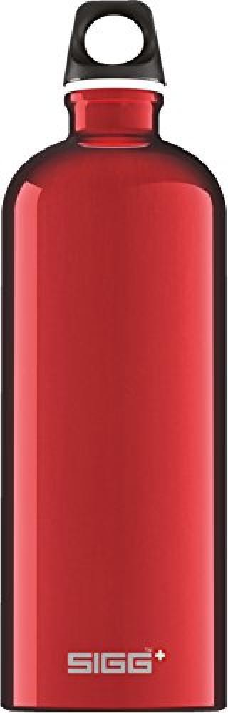 (TG. 1,0l) Sigg Traveller, Borraccia d'Acqua Unisex – Adulto, Rosso, 1.0 L - N