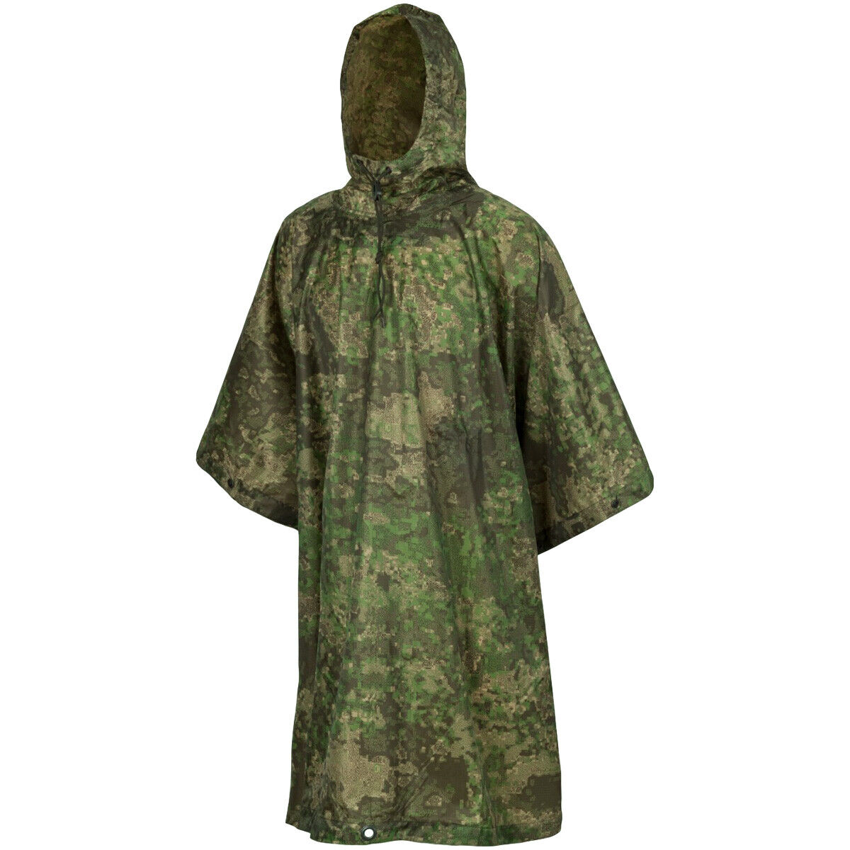 Helikon-Tex Poncho Cappuccio Impermeabile Escursionismo PenCott WildWood Camo