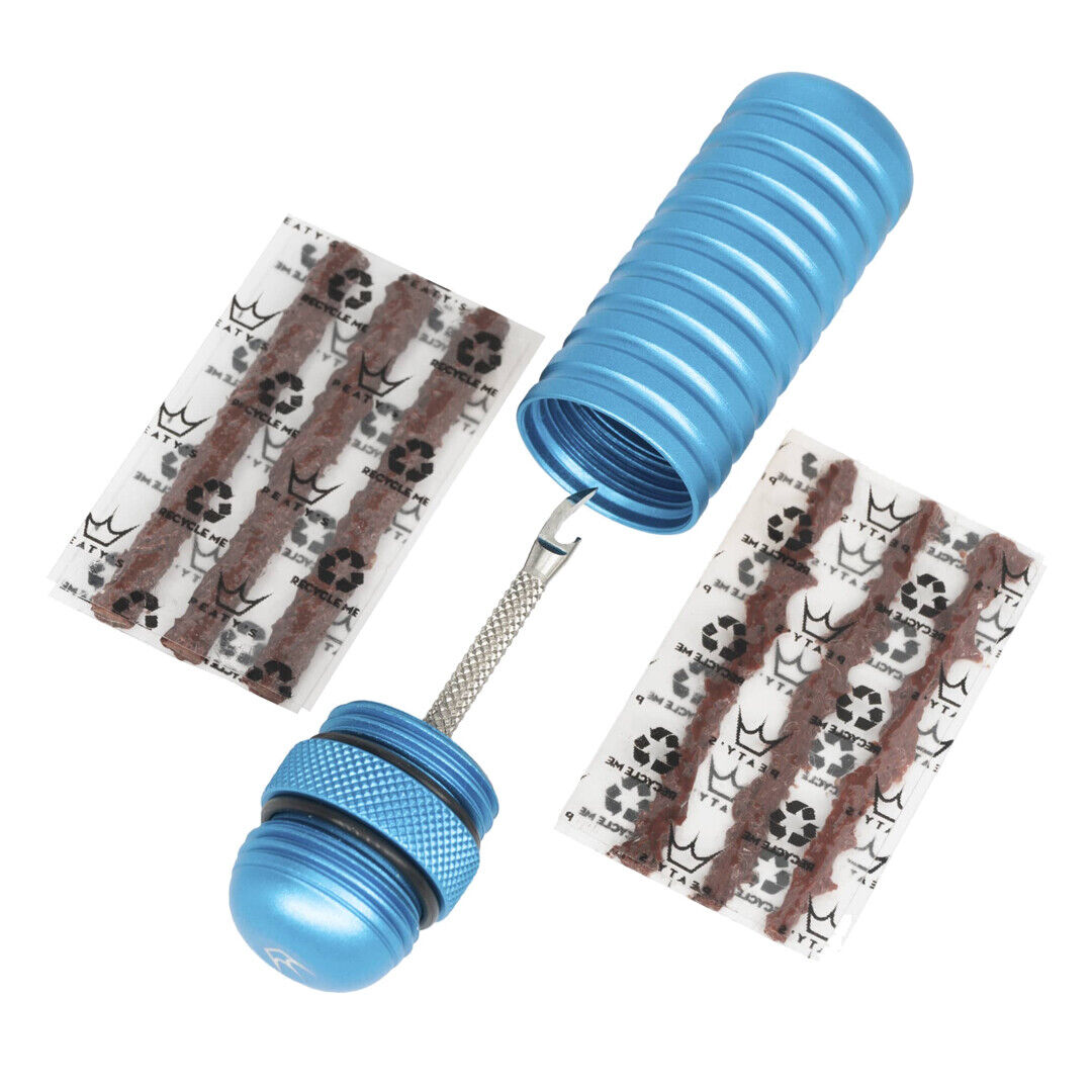 kit riparazione tubeless puncture plugger kit holeshot azzurro Peatys kit foratu