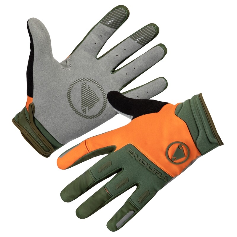 guanti invernali singletrack windprood verde/giallo/nero Endura Endura ciclismo