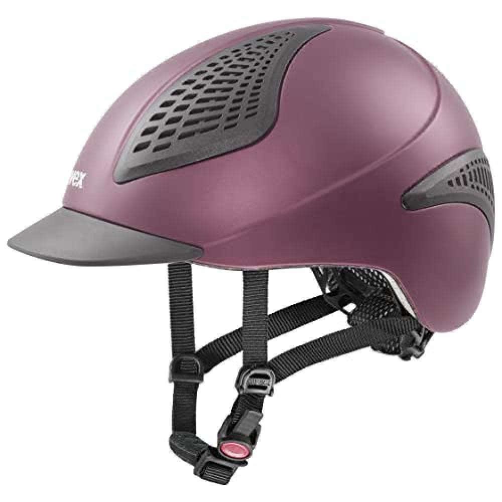 (TG. 52-55 cm) uvex exxential II, casco da equitazione leggero unisex, regolazio
