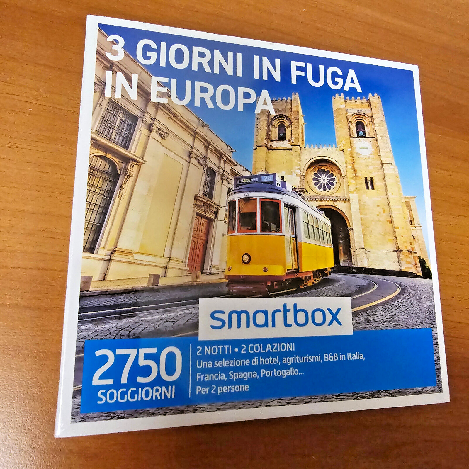Smartbox - 3 giorni in fuga in Europa - Cofanetto viaggio / regalo