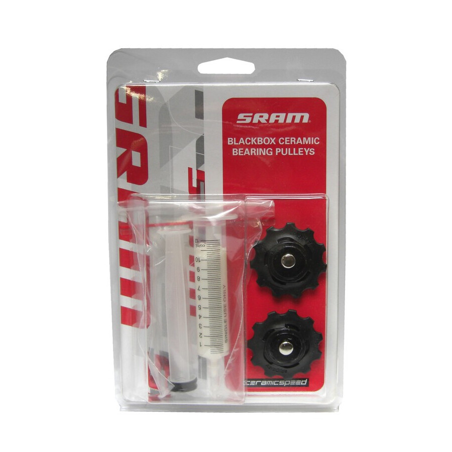 coppia pulegge ceramiche aeroglide red / red 22 10 e 11 velocita SRAM cambio