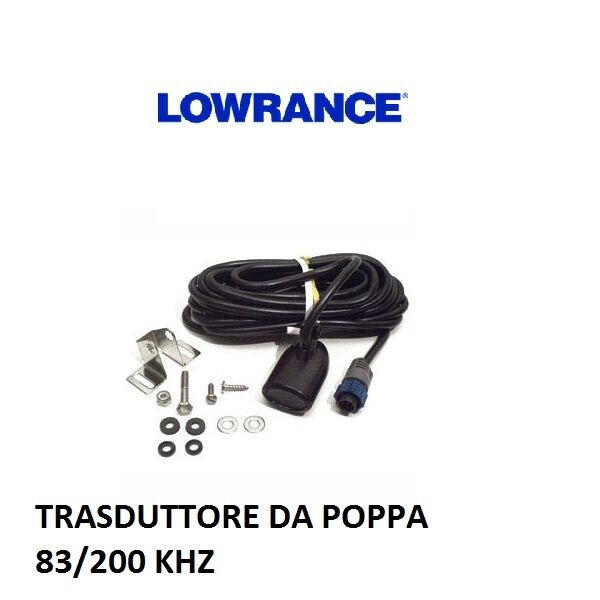 LOWRANCE TRASDUTTORE POPPA 83/200KHZ HDS GEN 1 GEN 2 GEN3 Cod.000-0106-72