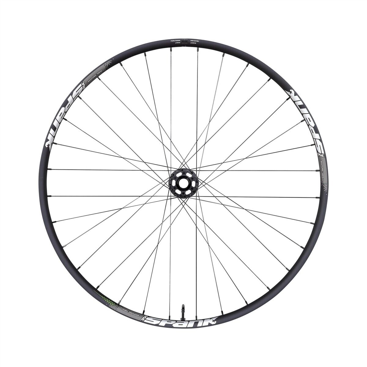 ruota anteriore 27.5 350 vibrocore 32h 15x110mm boost nero SPANK Bicicletta