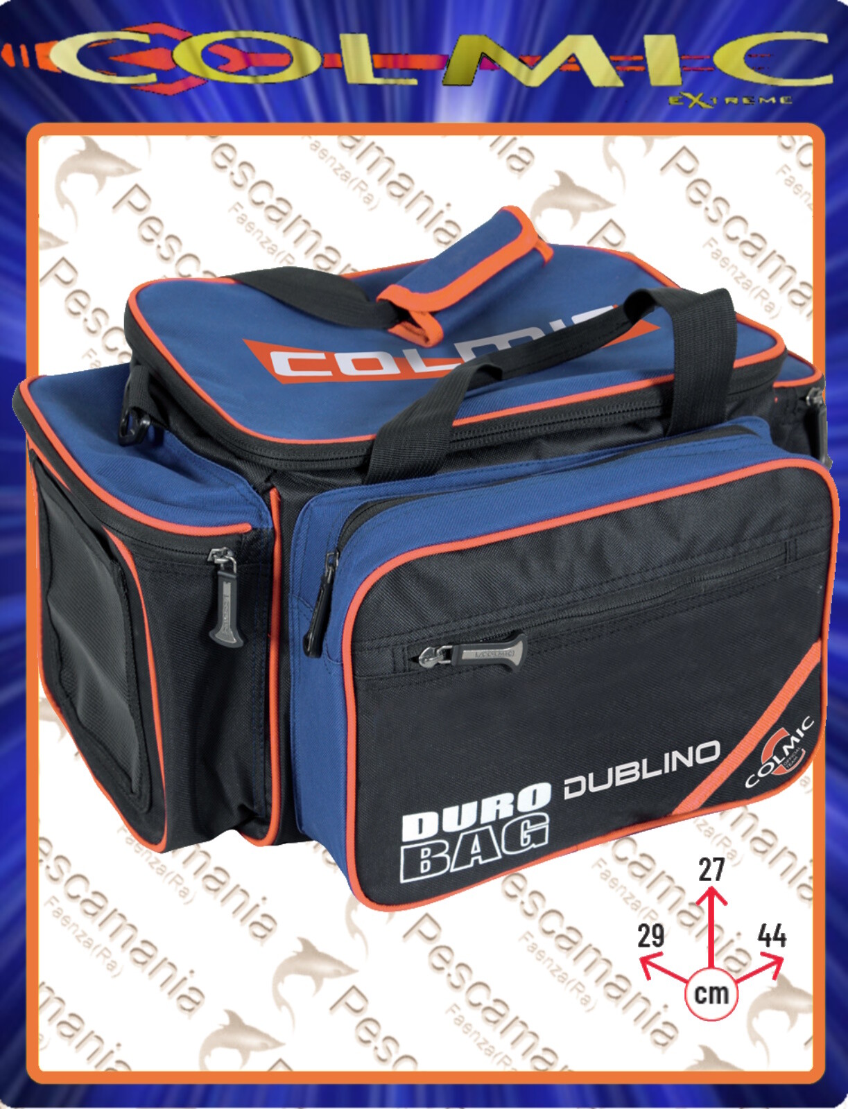 Borsa Colmic Dublino Duro orange series rigida